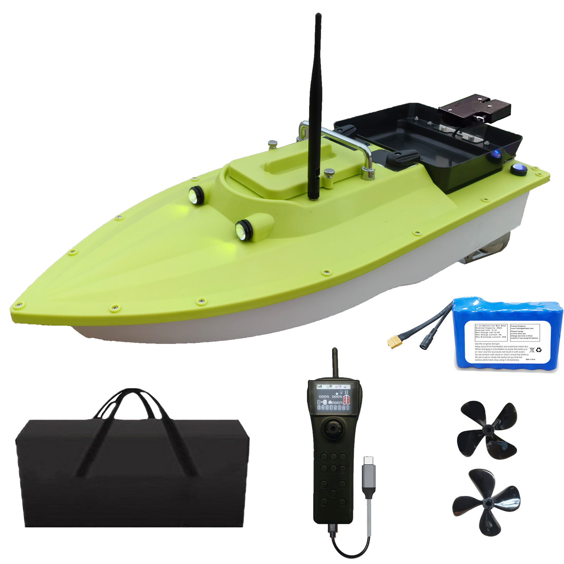 Fishing Boat Gps - Barca da Pesca RC S80 con